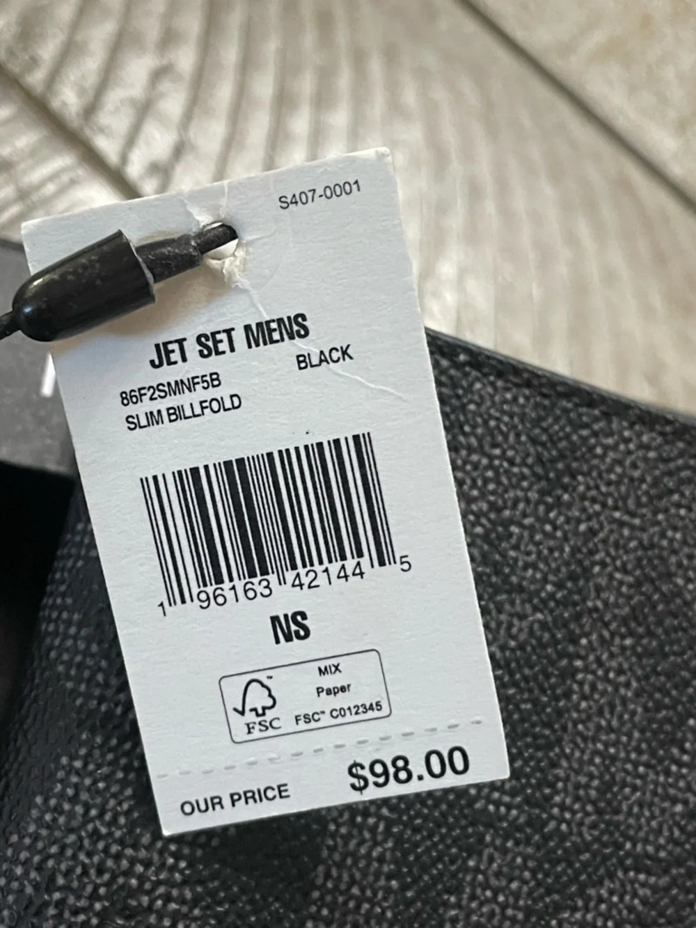 NWT Michael Kors Men’s Black Leather Card Holder Wallet - Picture 4 of 4